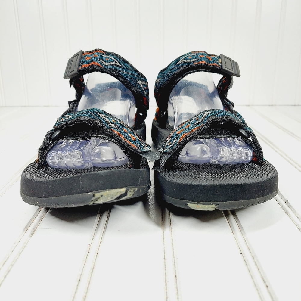 Teva Hurricane XLT2 Black Blue Slip On Comfy Flt Hiking Summer Sandals I633 - Picture 4 of 11